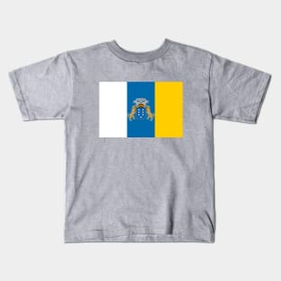 Flag of the Canary Islands Kids T-Shirt